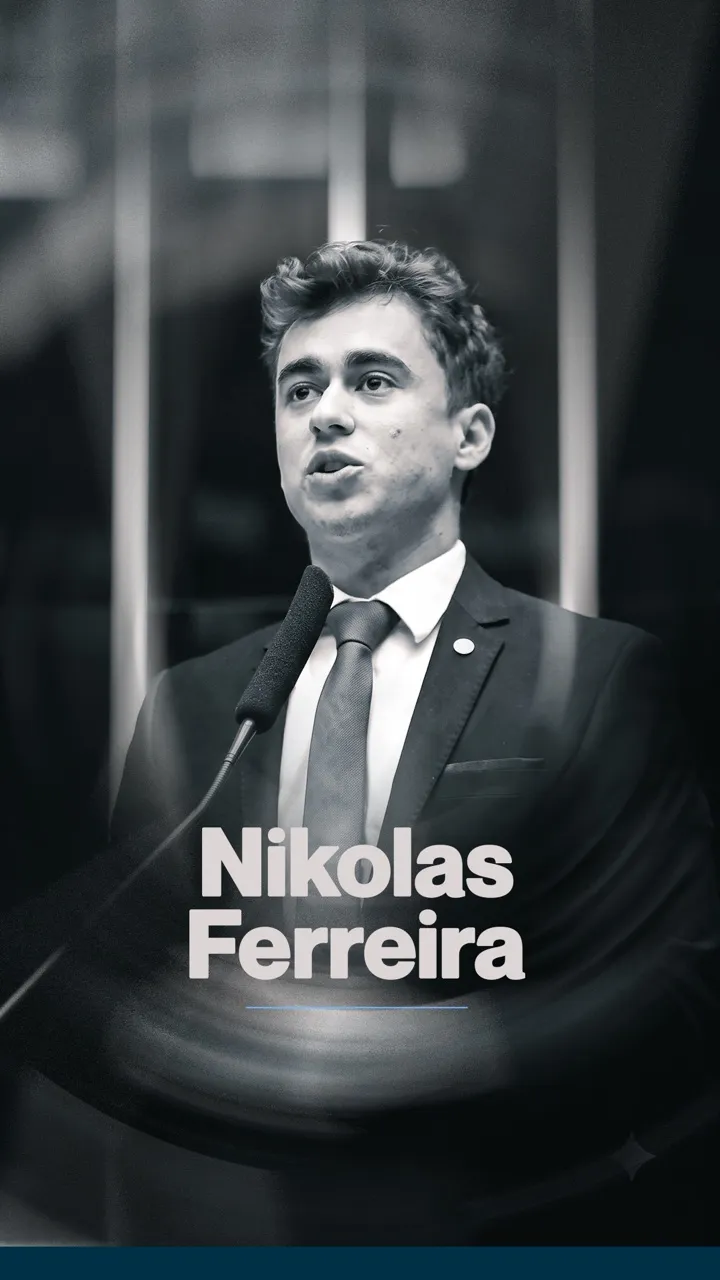Capa de Reels de posicionamento para Nikolas Ferreira